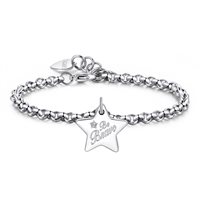 Bracciale Sagapo Donna Be My Always in Acciaio Cristallo SBM35